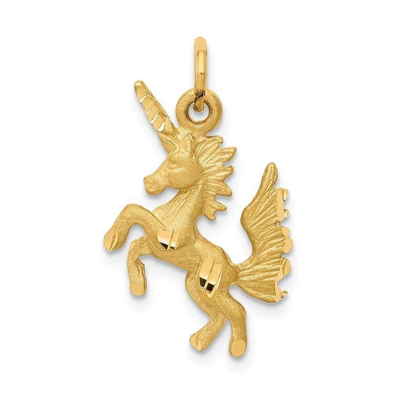 14k Dancing Unicorn Charm - Seattle Gold Grillz