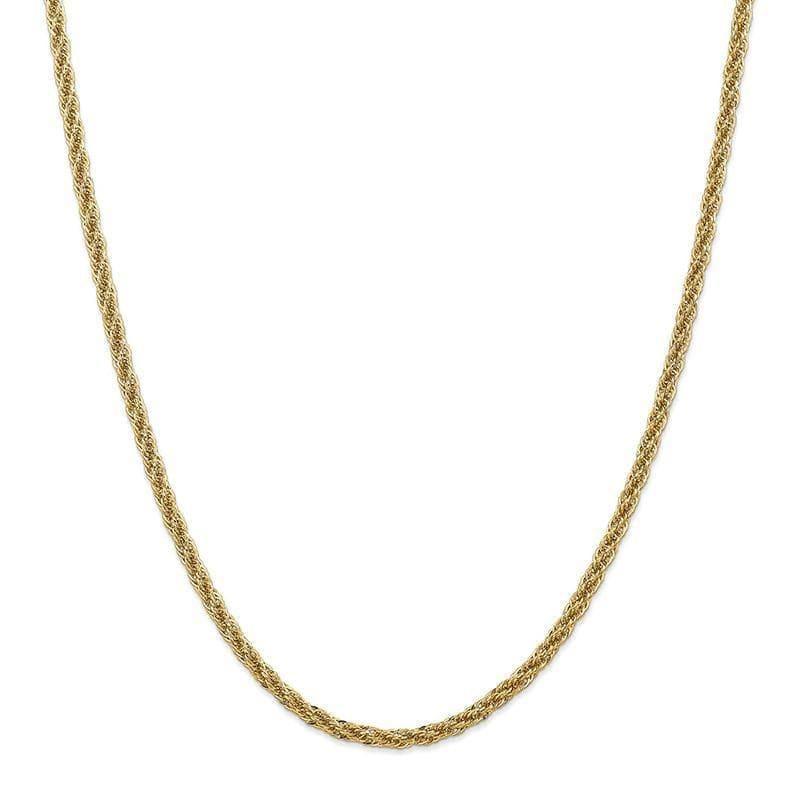 14k Diamond-cut 3.3mm Semi-Solid Chain - Seattle Gold Grillz