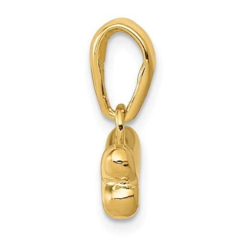 14k Dog Bone Pendant with 18 Inch Chain - Seattle Gold Grillz