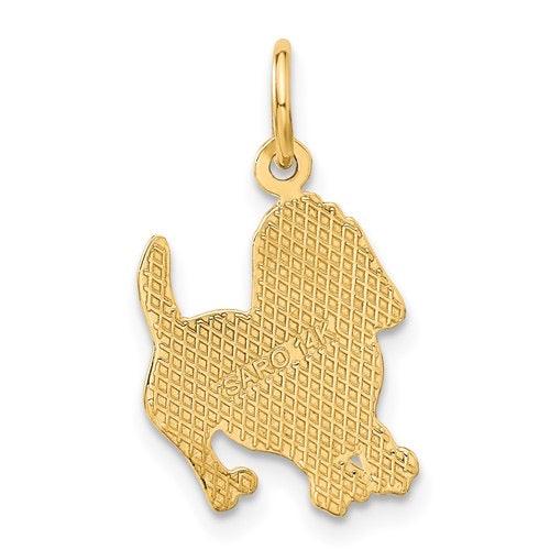 14k Dog Charm - Seattle Gold Grillz