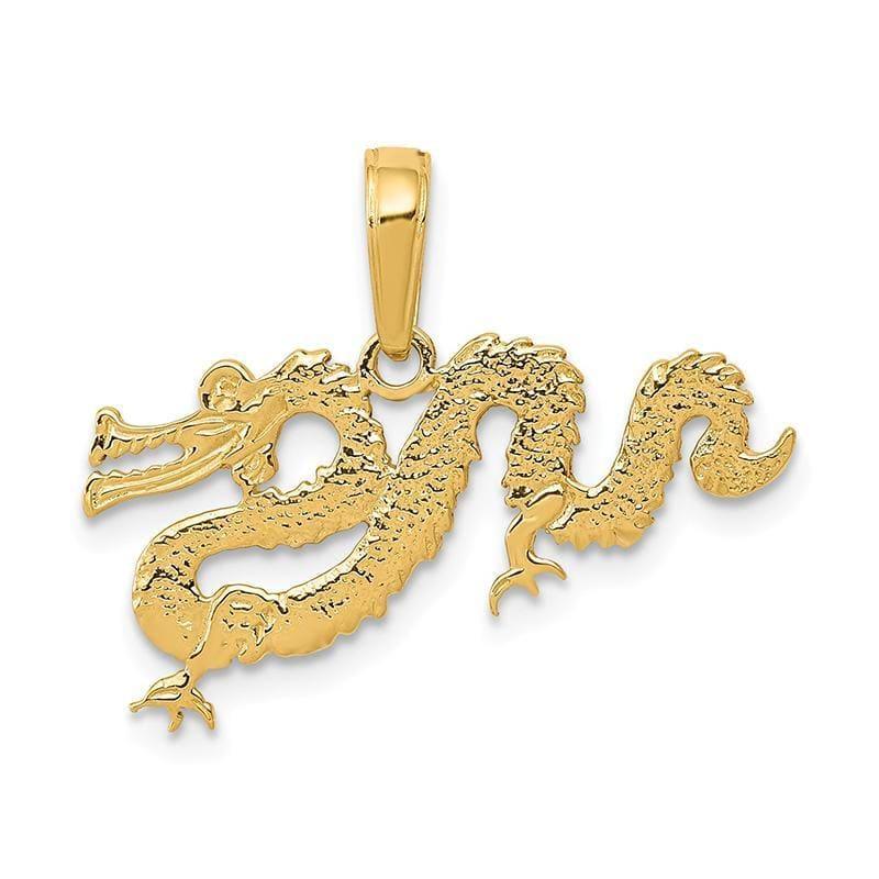 14K Dragon Pendant - Seattle Gold Grillz