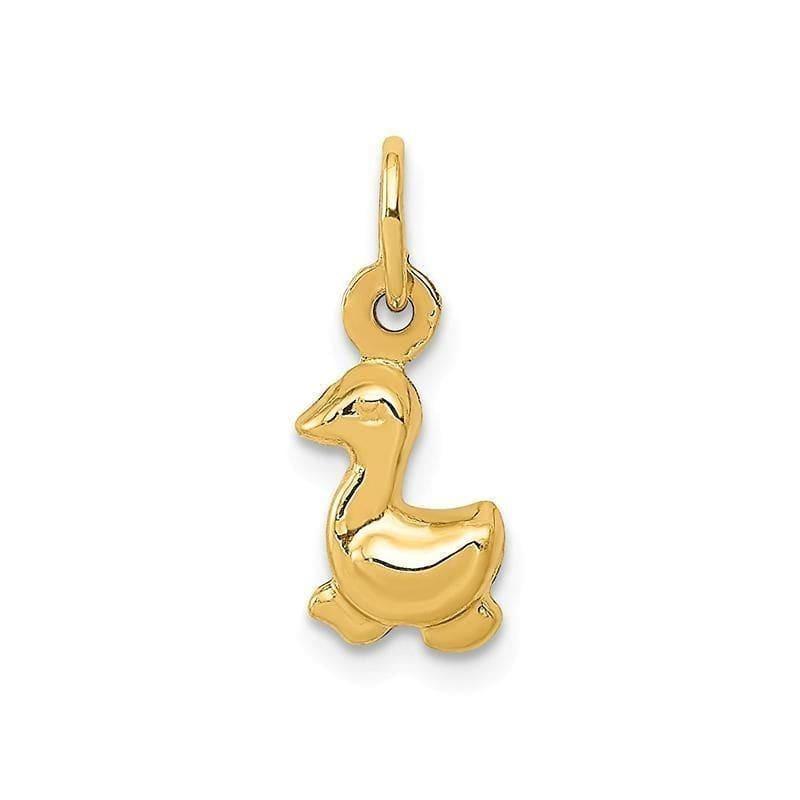 14k Duck Charm - Seattle Gold Grillz