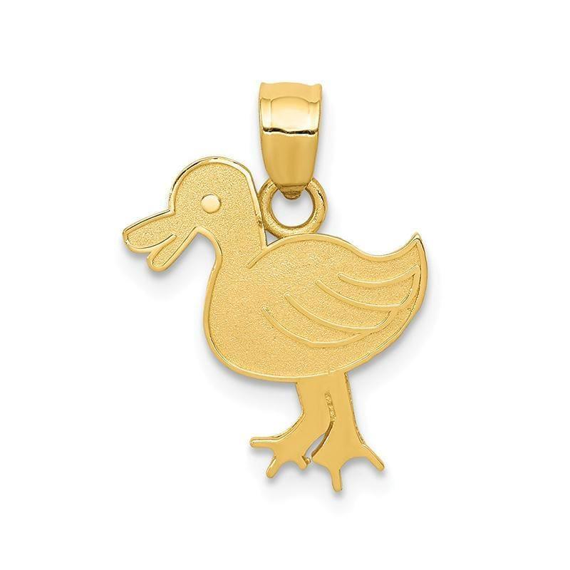 14k Duck Pendant - Seattle Gold Grillz