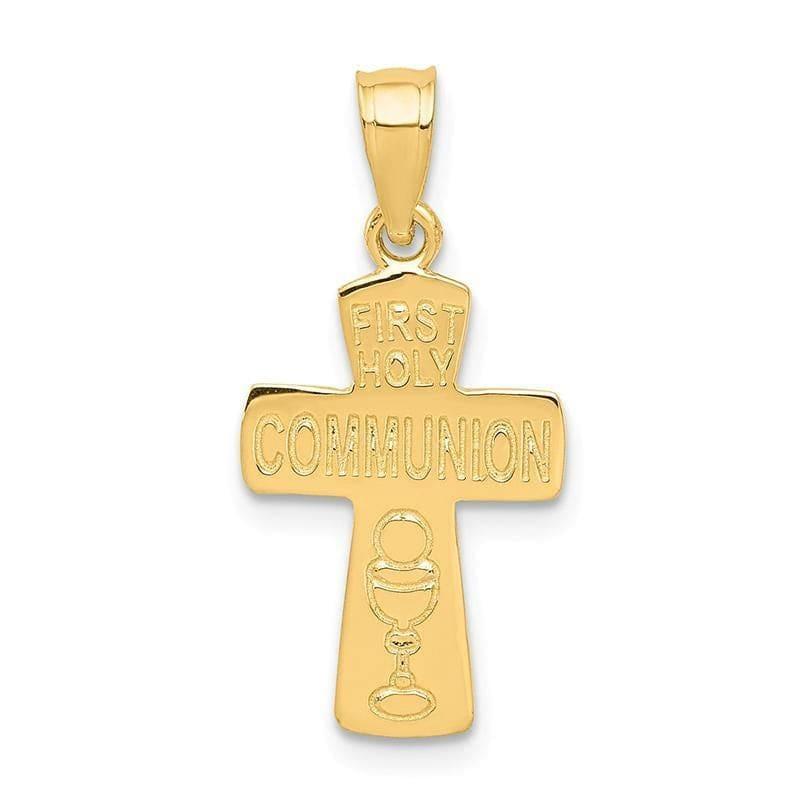 14k First Holy Communion Cross Pendant - Seattle Gold Grillz