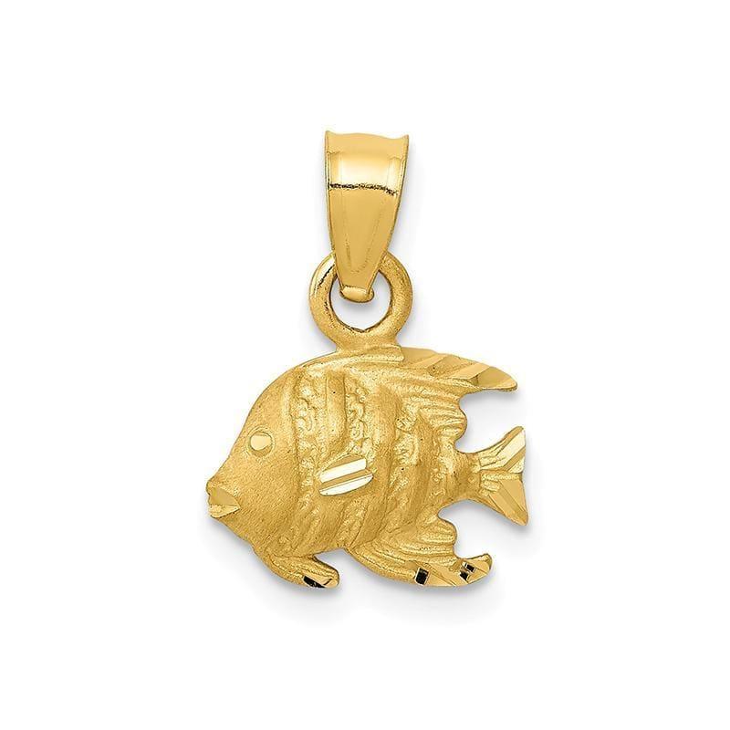 14K Fish Pendant - Seattle Gold Grillz