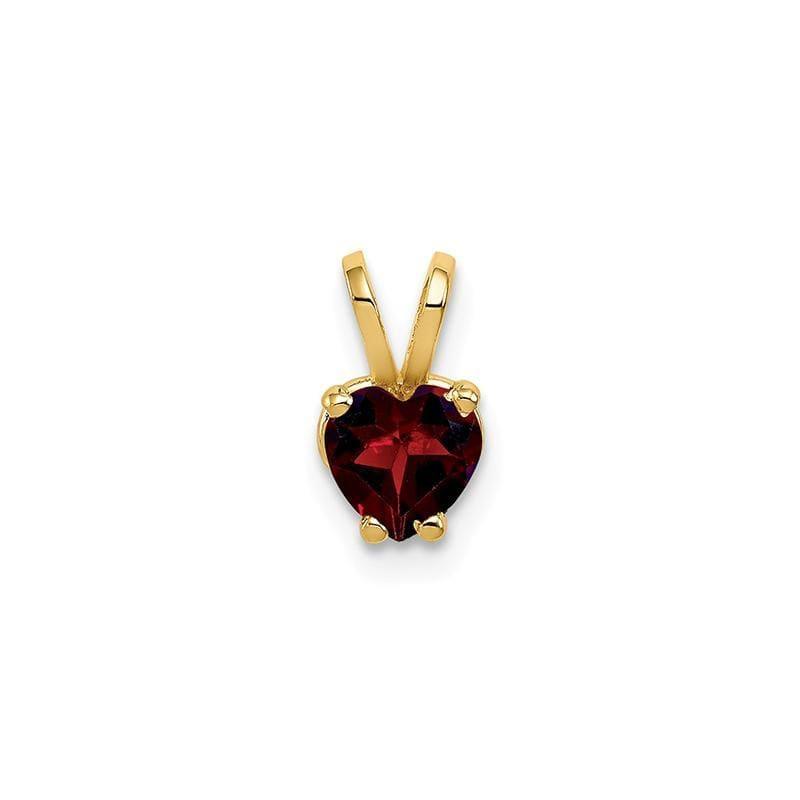 14k Garnet Diamond pendant - Seattle Gold Grillz