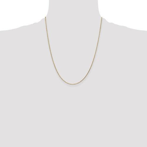 14k Gold 0.95mm Diamond Cut Cable Chain - Seattle Gold Grillz