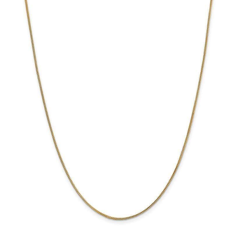 14k Gold 0.9mm Franco Chain - Seattle Gold Grillz