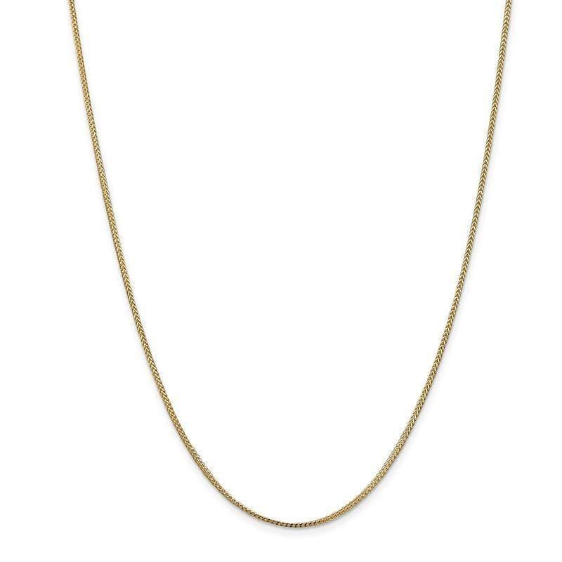 14k Gold 1.0mm Franco Chain - Seattle Gold Grillz