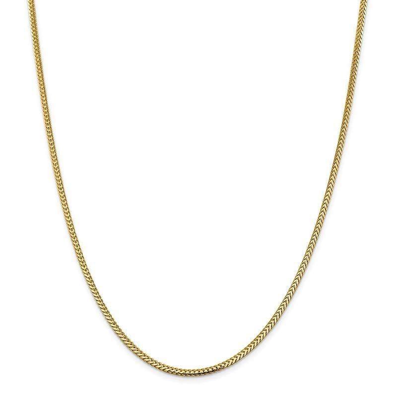 14k Gold 2.3mm Franco Chain - Seattle Gold Grillz