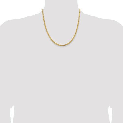 14k Gold 3.25mm Byzantine Chain - Seattle Gold Grillz