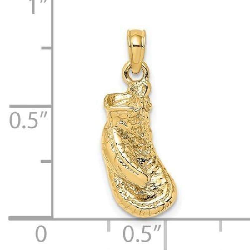 14K Gold Boxing Glove Charm - Seattle Gold Grillz