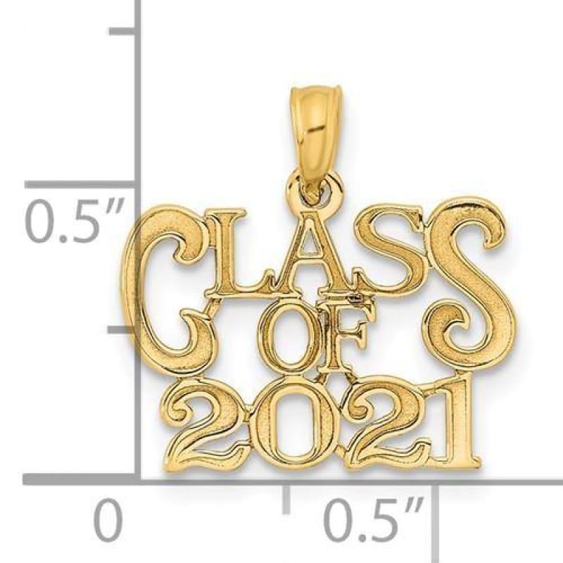 14k Gold Class of 2021 Pendant - Seattle Gold Grillz