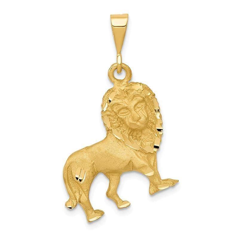 14k Gold Lion Charm - Seattle Gold Grillz