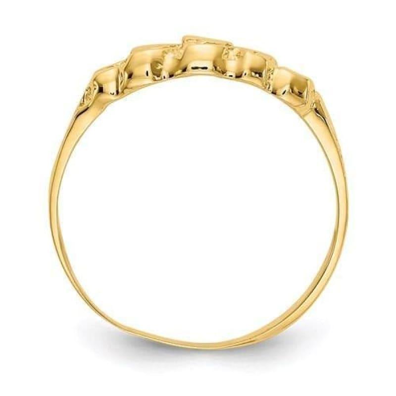 14k Gold Nugget Ring - Seattle Gold Grillz