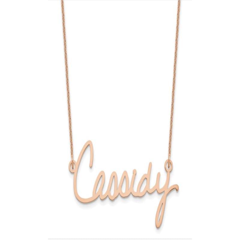 14k Gold Signature Necklaces Series - Seattle Gold Grillz