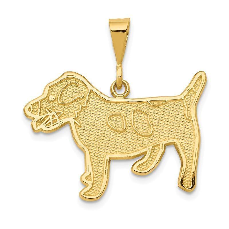 14k Jack Russell Terrier Dog Pendant - Seattle Gold Grillz