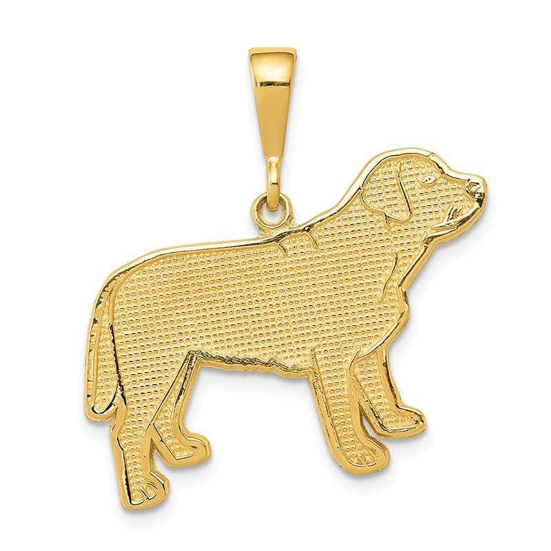 14k Labrador Dog Pendant - Seattle Gold Grillz