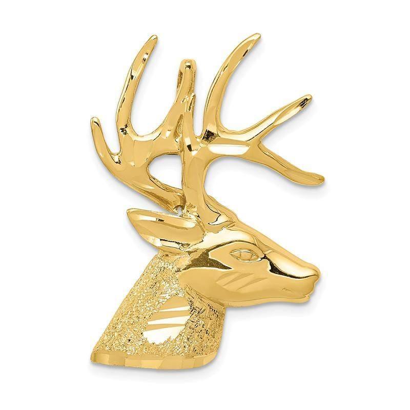 14k Laser Cut Deer Charm - Seattle Gold Grillz