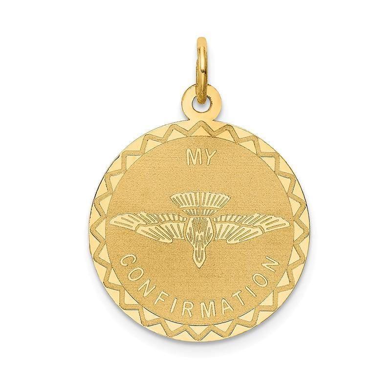14k My Confirmation Pendant. Weight: 1.07, Length: 28, Width: 20 - Seattle Gold Grillz