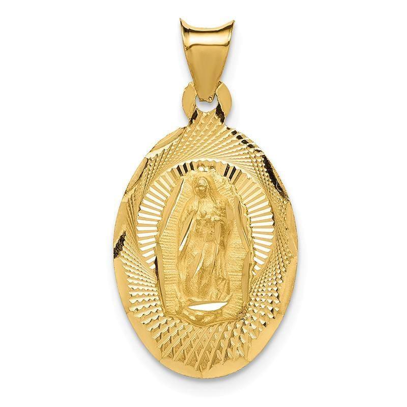 14k Our Lady of Guadalupe Pendant - Seattle Gold Grillz