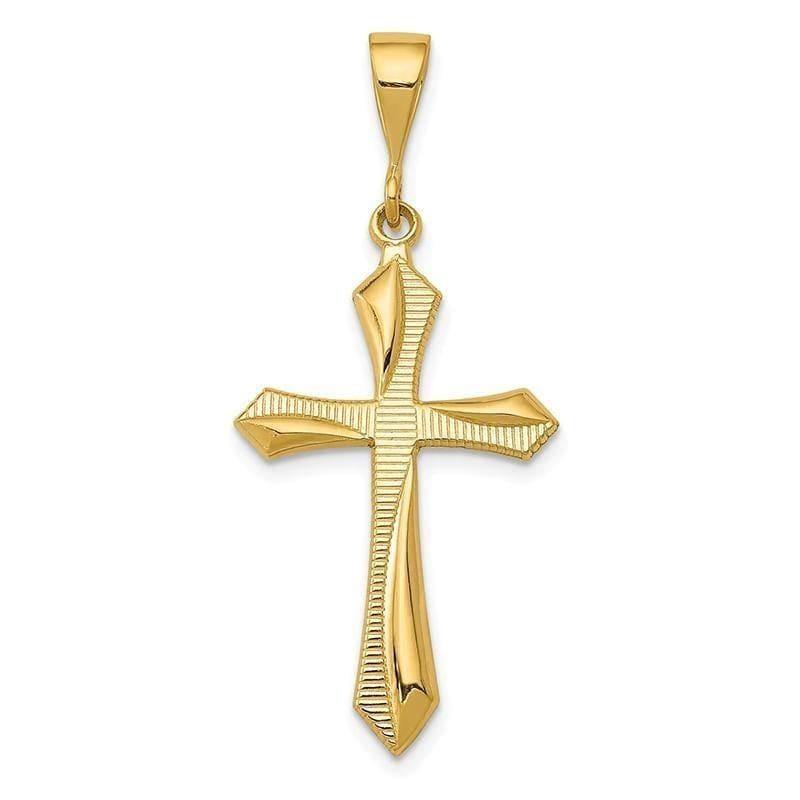 14k Passion Cross Pendant. Weight: 1.41, Length: 38, Width: 16 - Seattle Gold Grillz