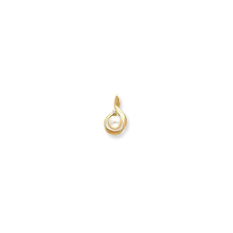 14k Pearl pendant mounting - Seattle Gold Grillz