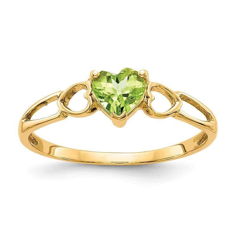 14k Peridot Birthstone Ring - Seattle Gold Grillz