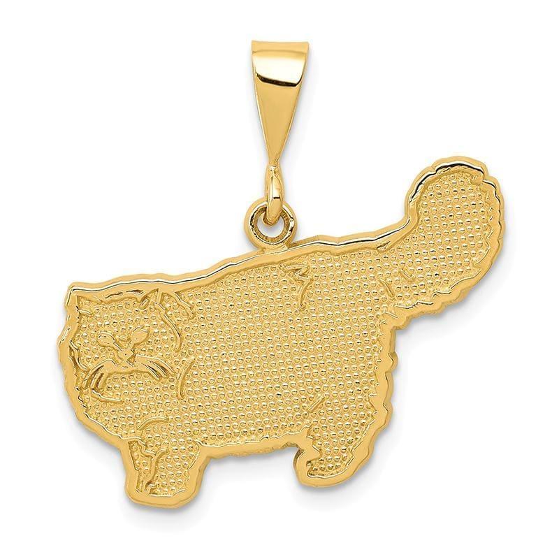 14k Persian Cat Pendant - Seattle Gold Grillz