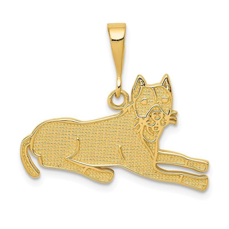 14k Pit Bull Pendant - Seattle Gold Grillz