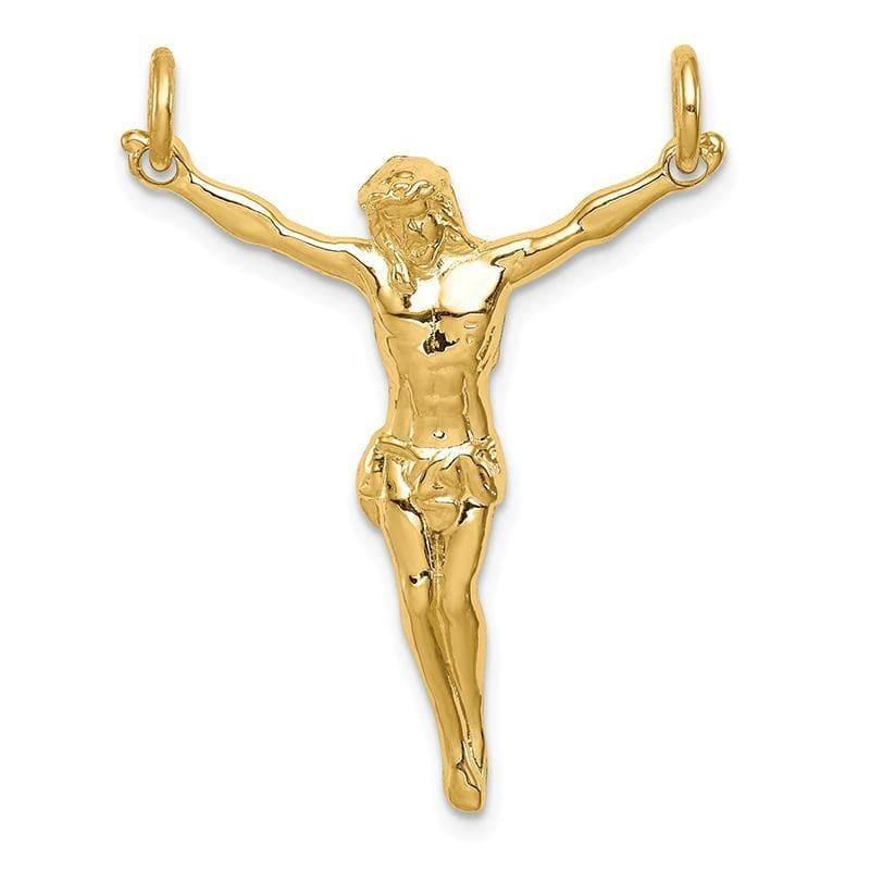 14k Polished Corpus Pendant - Seattle Gold Grillz