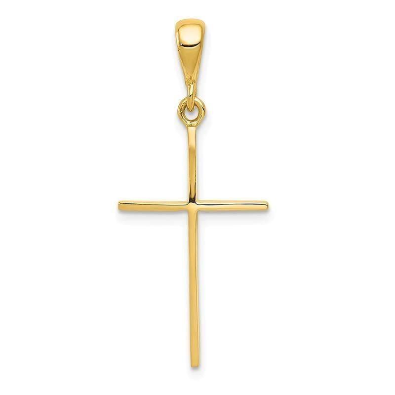 14k Polished Cross Pendant. 1.02 grams - Seattle Gold Grillz