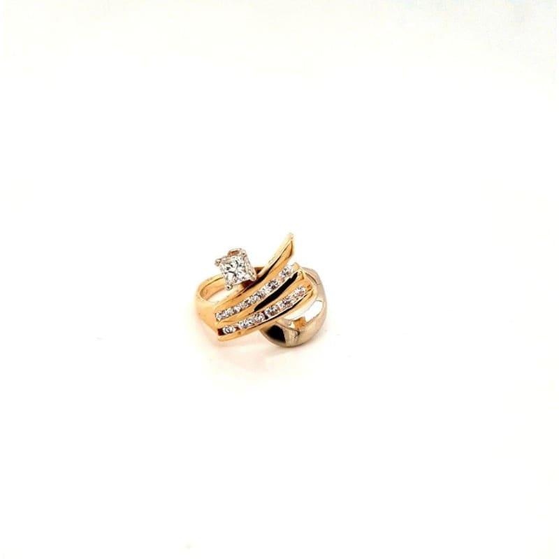 14k Princess Cut Diamond Ring - Seattle Gold Grillz