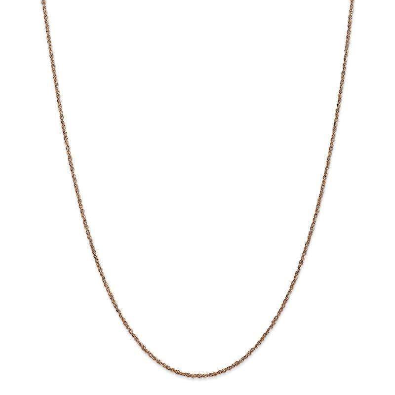 14K Rose Gold 1.7mm Ropa Chain - Seattle Gold Grillz