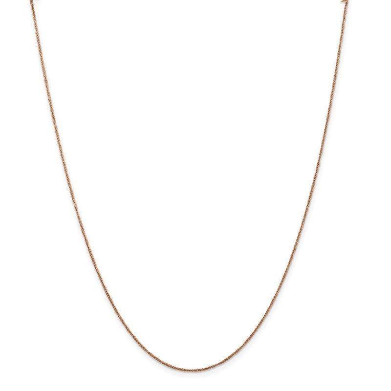 14K Rose Gold .7mm Ropa Chain - Seattle Gold Grillz