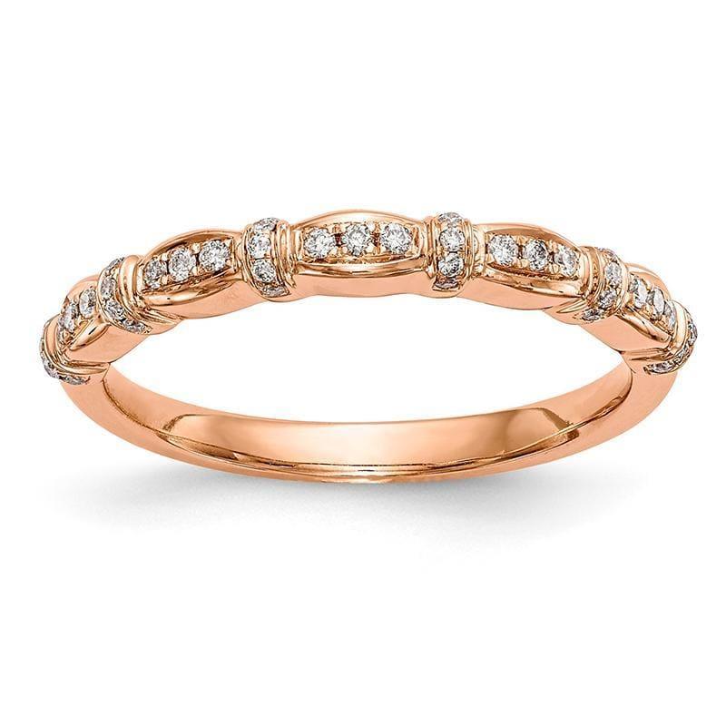 14K Rose Gold Band Mounting - Seattle Gold Grillz
