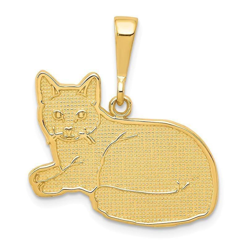 14k Russian Blue Cat Pendant - Seattle Gold Grillz