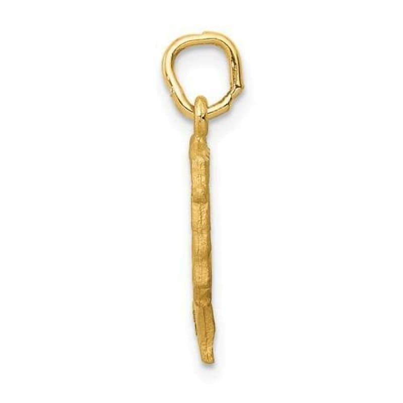 14K Satin Front - Polished Back Nefertiti Charm - Seattle Gold Grillz