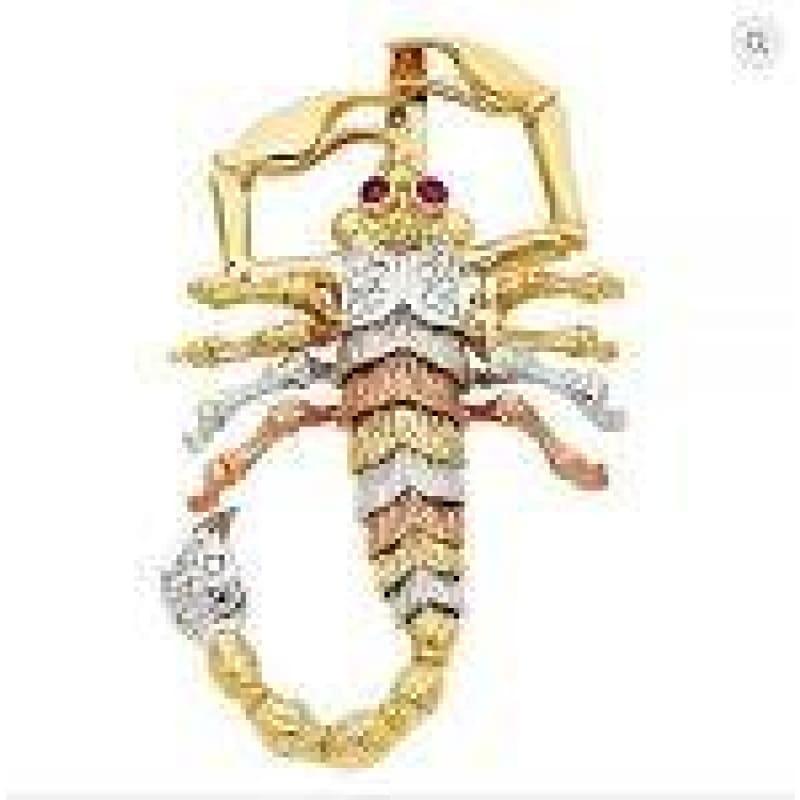 14k Scorpion Pendant - Seattle Gold Grillz