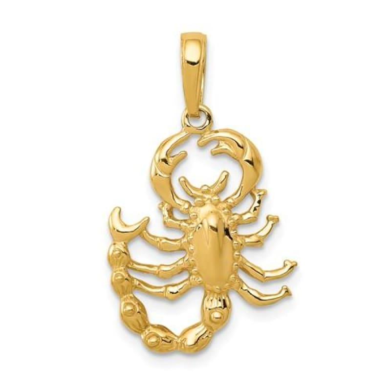 14k Scorpion Pendant - Seattle Gold Grillz