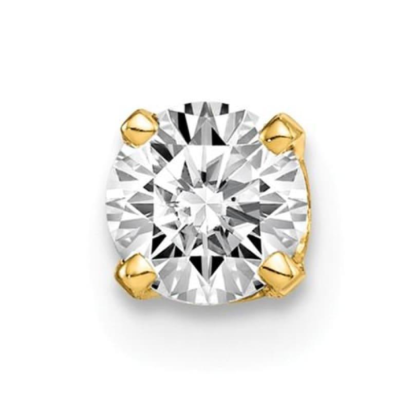 14k Single Stud Diamond Earring. 0.31CT - Seattle Gold Grillz