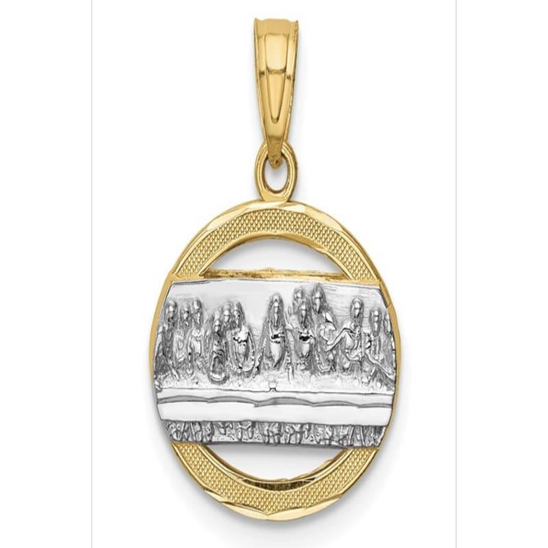 14k The Last Supper Pendant - Seattle Gold Grillz