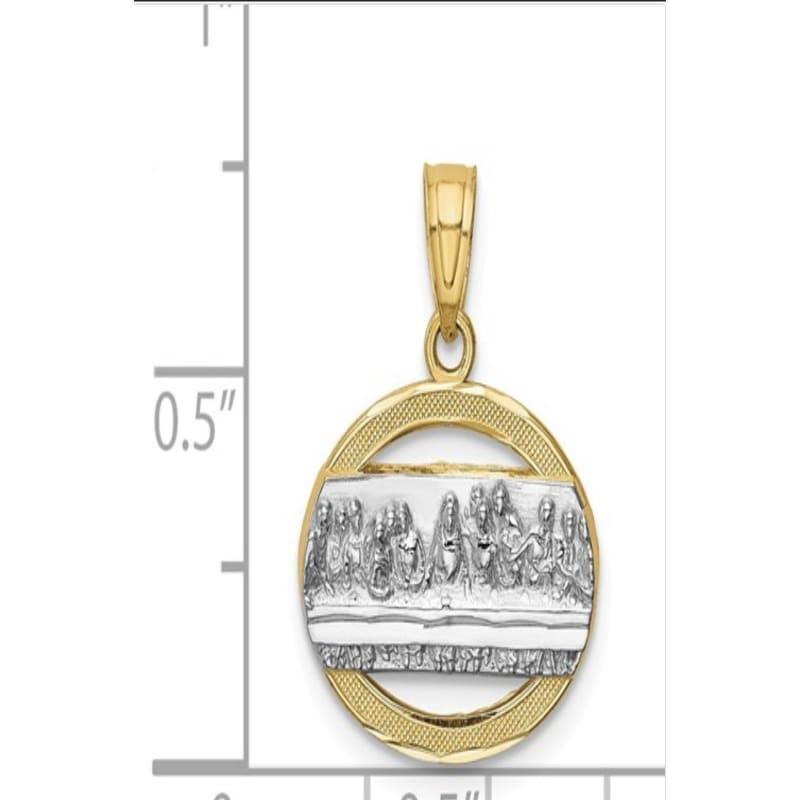 14k The Last Supper Pendant - Seattle Gold Grillz