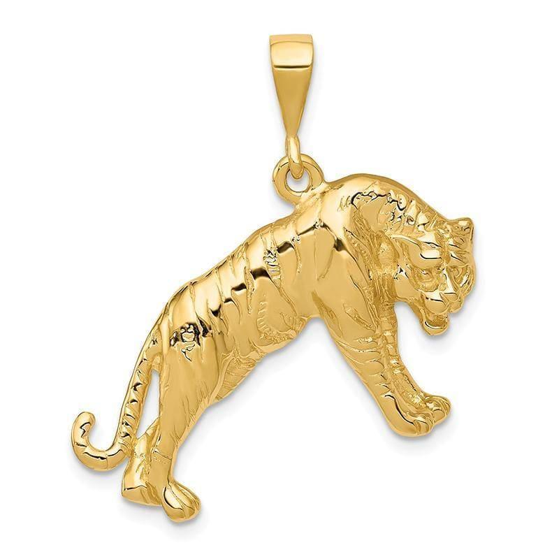 14k Tiger Charm - Seattle Gold Grillz