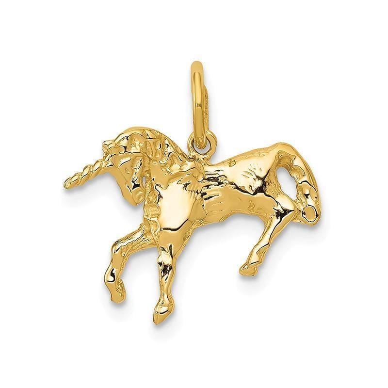 14k Unicorn Charm - Seattle Gold Grillz