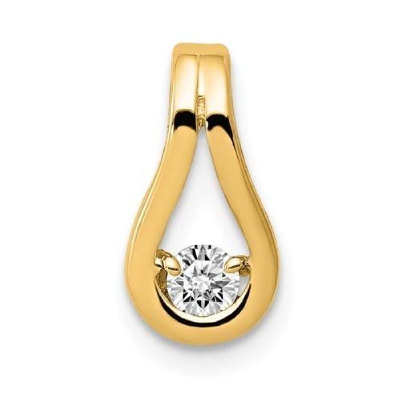 14k VS Diamond pendant - Seattle Gold Grillz