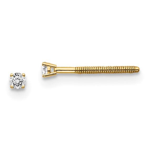 14k VS2 0.20ctw Diamond Stud Earrings - Seattle Gold Grillz