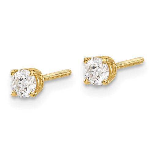 14k VS2 0.30ctw Diamond Stud Earrings - Seattle Gold Grillz