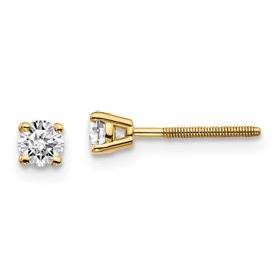 14k VS2 0.30ctw Diamond Stud Earrings - Seattle Gold Grillz