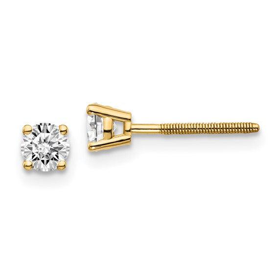 14k VS2 0.40ctw Diamond Stud Earrings - Seattle Gold Grillz